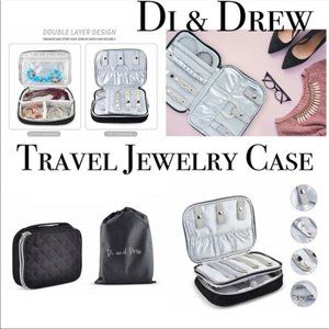 Di and Drew Travel Jewelry Case